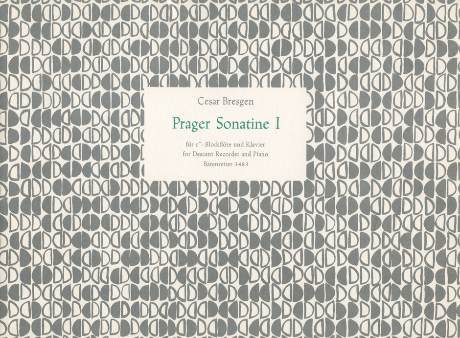 Prager Sonatine No.1 C-Dur (1968) (Score & parts)