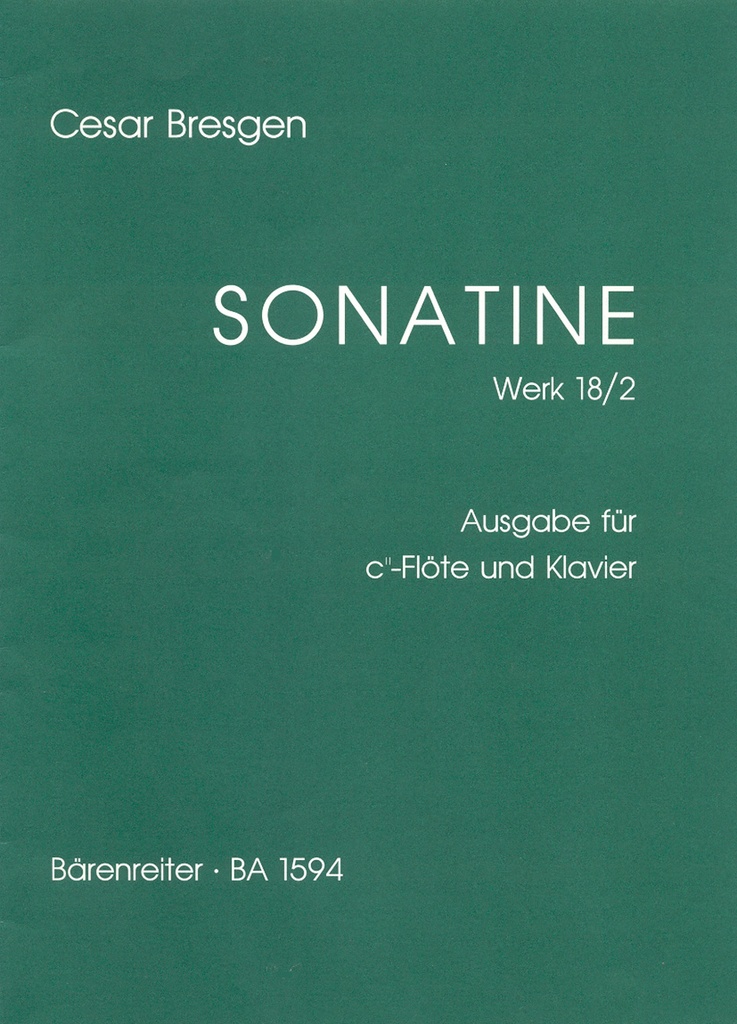 Sonatine für Blockflöte und Klavier F-Dur, Op.18/2 (1947) (Score & parts)