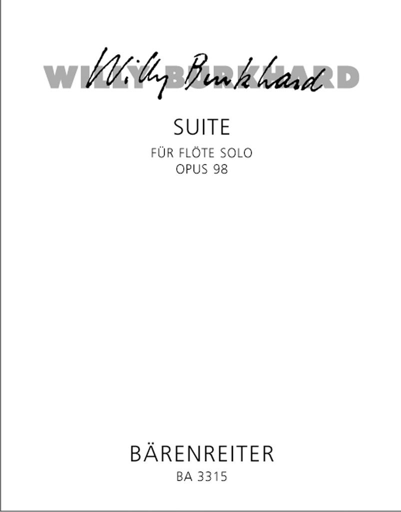 Suite für Flöte solo, Op.98 (1955)