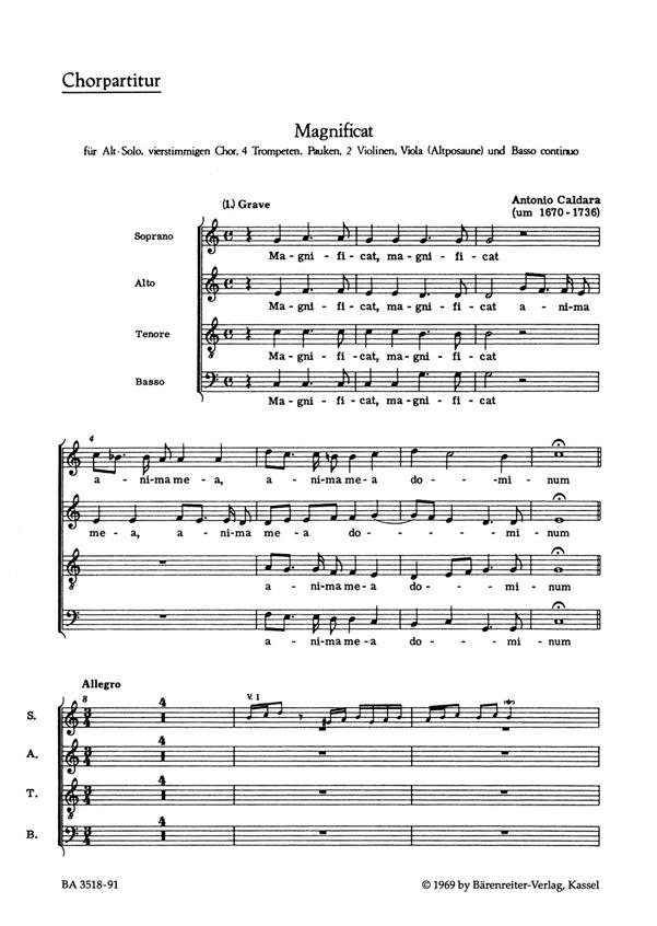 Magnificat C-Dur (Full score)