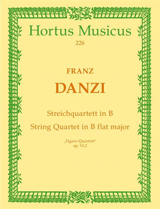 String Quartet 'Figaro-Quartett' B-Dur, Op.6/2 (Set of parts)