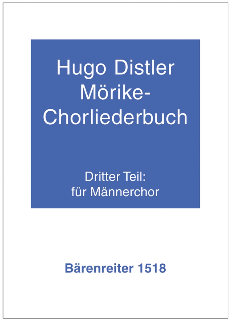 Mörike-Chorliederbuch, Teil 3, Op.19 (1938/1939)