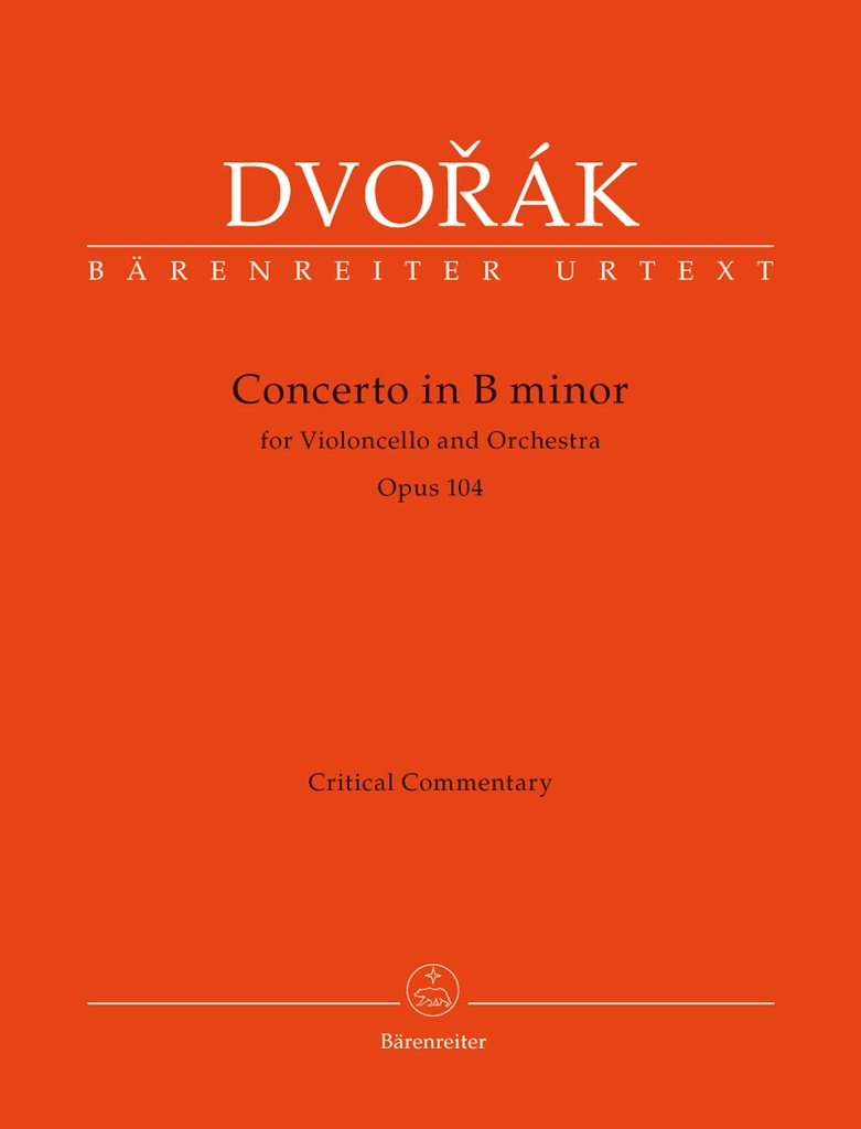 Concerto for Violoncello and Orchestra B minor, Op.104 (Critical commentary)