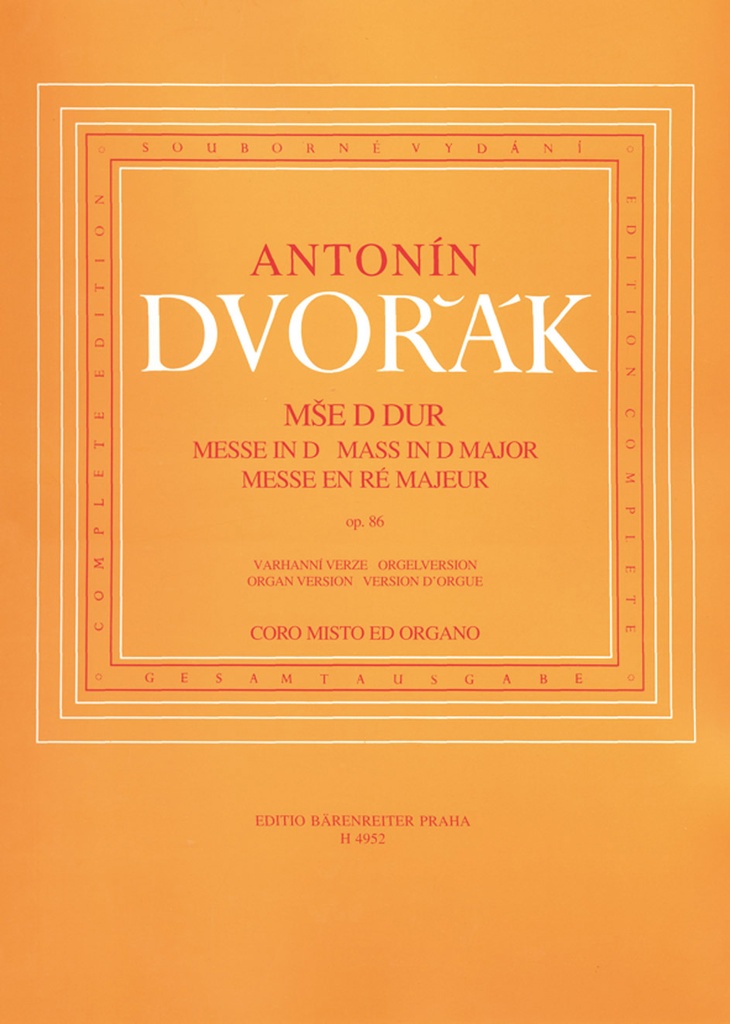 Messe D-Dur, Op.86 -Orgelversion-