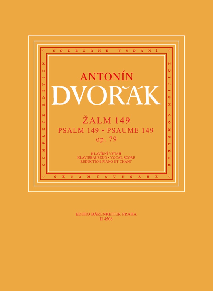 Psalm 149, Op.79 (Vocal score)