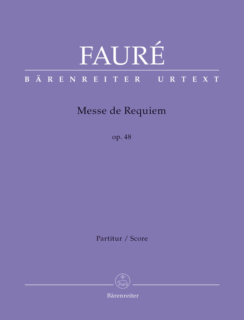 Requiem, Op.48 (Version of 1900) (Full score, Urtext edition)