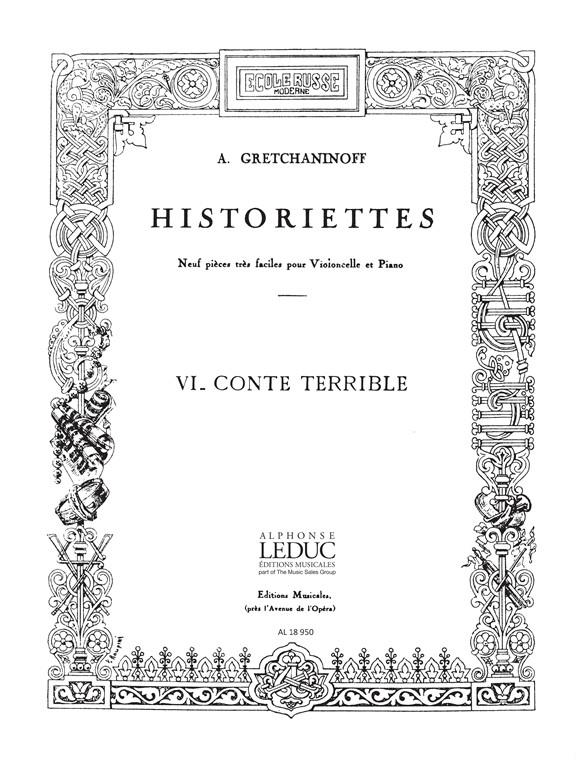 Historiettes, Op.118 - No.6 Conte terrible