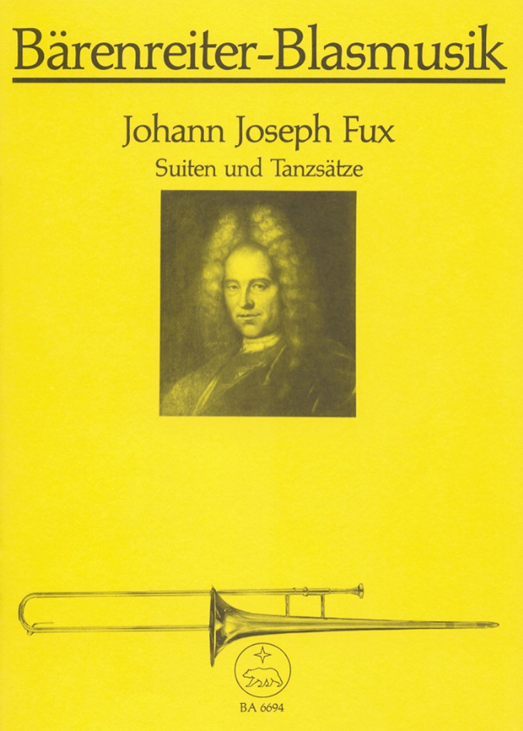 Suiten und Tanzsätze zu 4 Stimmen für Blechblasintrumente instr. (Posaunenchor) (aus 'Concentus musico instrumentalis 1701' und der Oper 'Constanza e Fortezza')