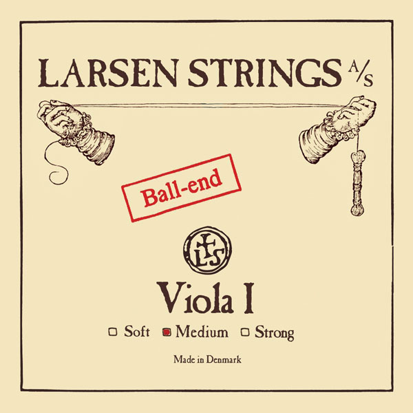 La-snaar Larsen Original voor Altviool (Medium tension ball end)