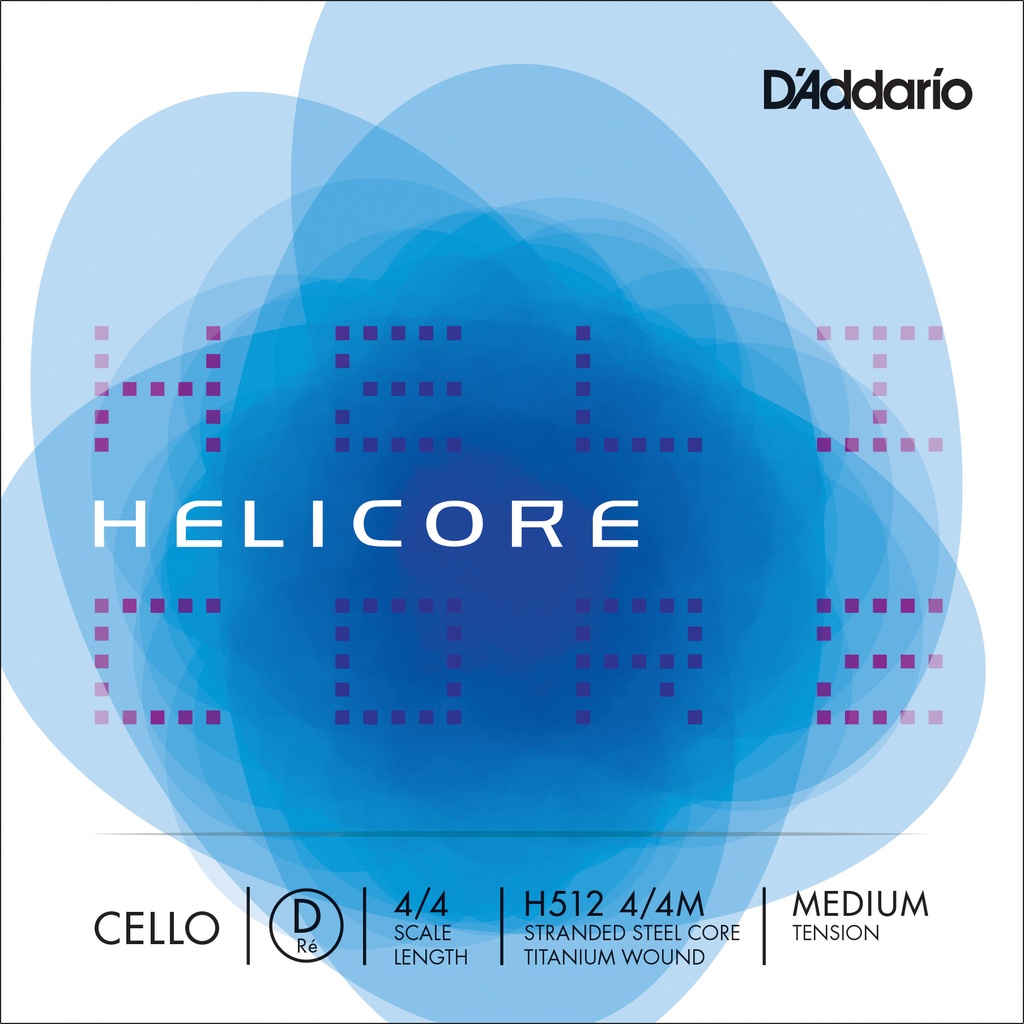 Re-snaar Helicore Cello (Medium tension, stranded steel/titanium)