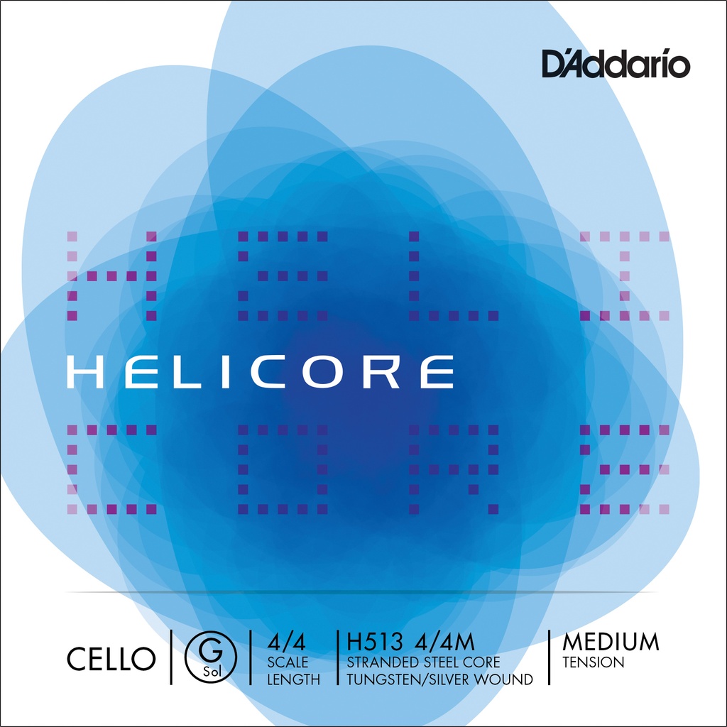 Sol-snaar Helicore Cello (Medium tension, tungsten/silver)