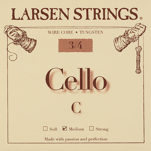 Do-snaar Larsen Fractional 3/4 voor Cello (Medium tension)