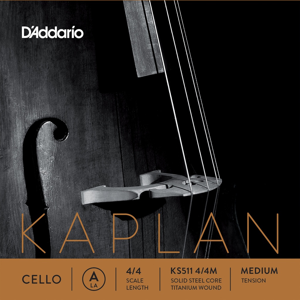 La-snaar Kaplan voor Cello (Medium tension, 4/4 scale)
