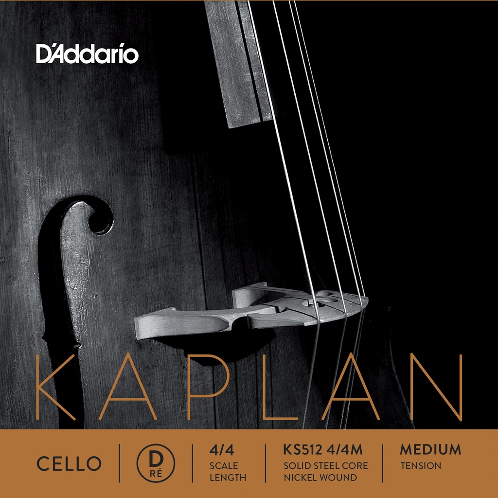 Re-snaar Kaplan voor Cello (Medium tension, 4/4 scale)