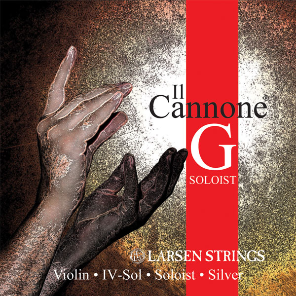 Sol-snaar Larsen Il Cannone Soloist voor Viool (Synth / silver)