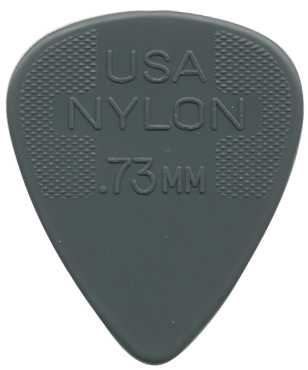 Plectrum nylon .73mm (medium grijs)