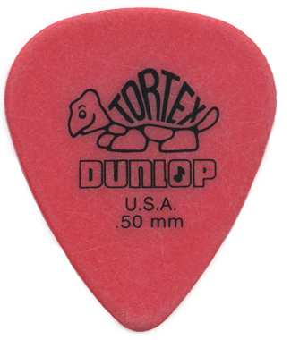 Plectrum tortex .50mm (extra-soepel rood)