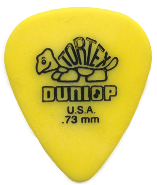 Plectrum tortex .73mm (soepel/medium geel)