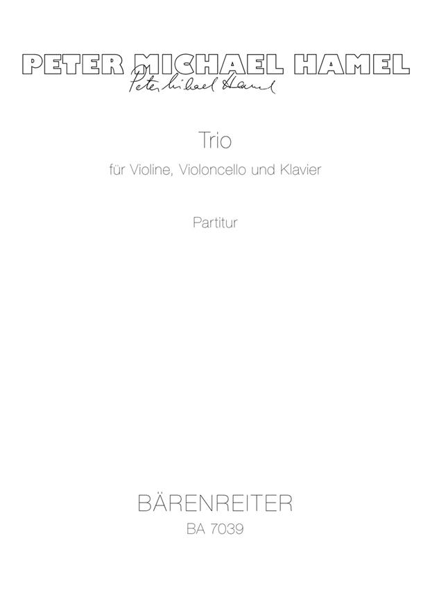 Trio für Violine, Violoncello und Klavier (1985) (Full score)