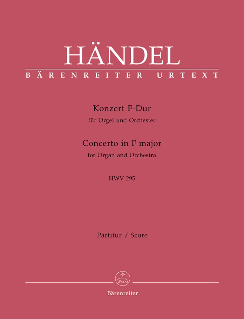Concerto for Organ and Orchestra No.13 F major, HWV.295 'The Cuckoo and the Nightingale' (Full score, Urtext edition)