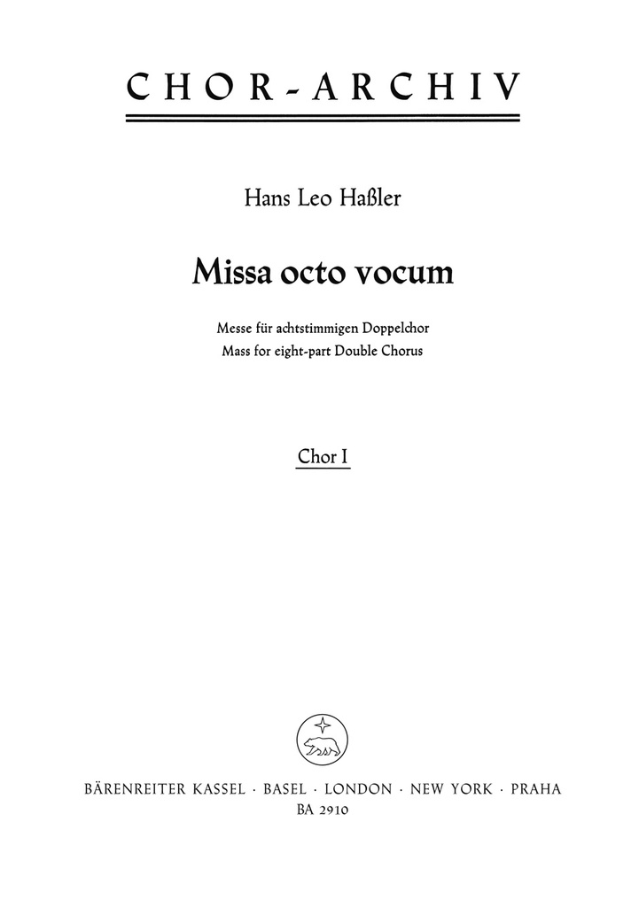 Missa octo vocum (Choir 1)