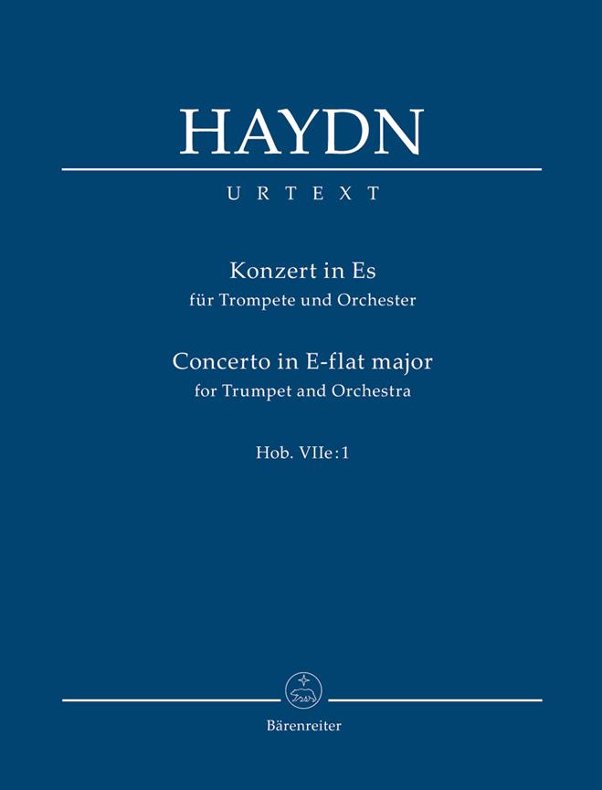 Konzert für Trompete und Orchester Es-Dur Hob. VIIe:1 (Study score, Urtext edition)