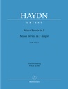 Missa brevis in F, Hob.XXII:1 (Vocal score, Urtext edition)