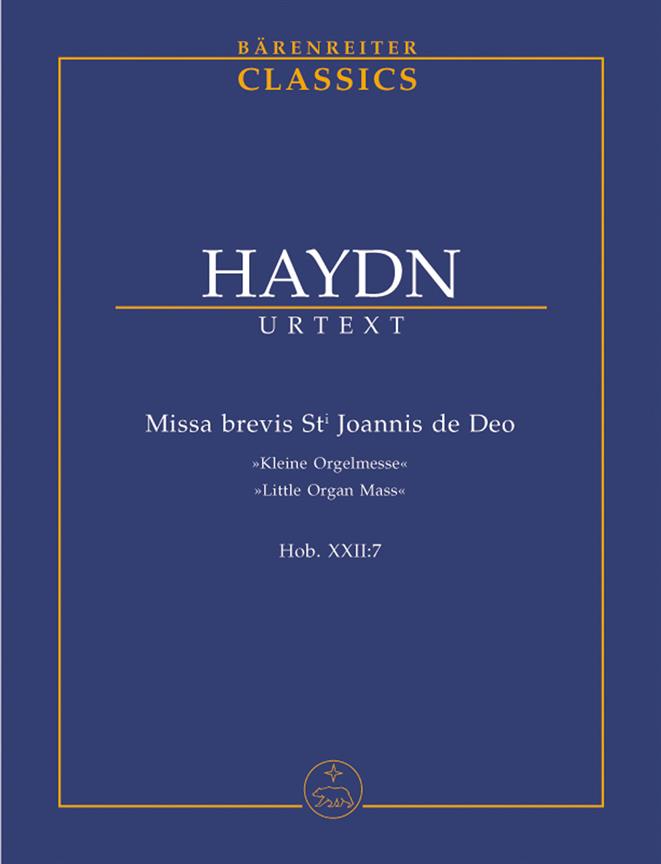 Missa brevis Sti.Joannis de Deo Hob. XXII:7 'Kleine Orgelmesse' (Study score, Urtext edition)