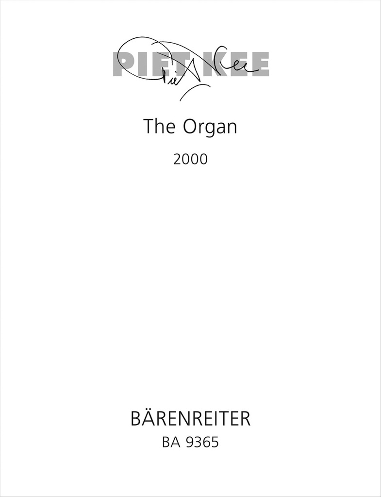 The Organ (2000) -Homage to Pieter Saenredam-