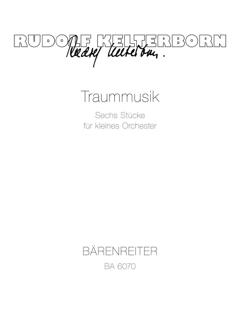 Traummusik (1971) (Study score)