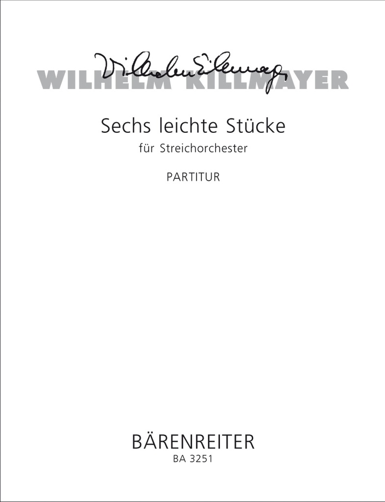 6 leichte Stücke für Streichorchester (Full score)