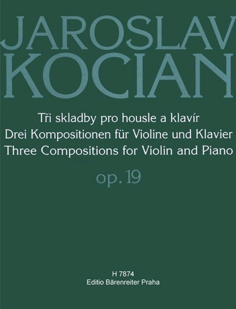 3 Kompositionen, Op.19 (Score & parts)