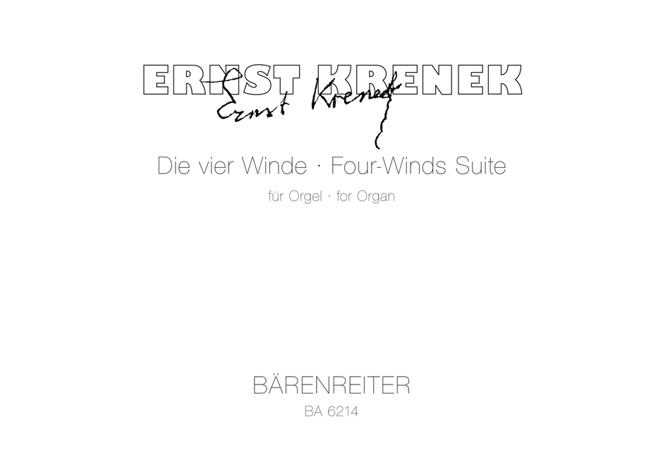 4 Winds Suite (Die 4 Winde) für Orgel, Op.223 (1975)