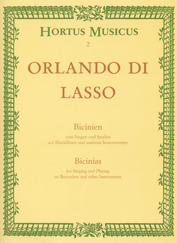 Bicinias zum Singen und Spielen auf recorder und anderen Instrumenten