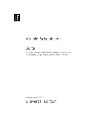 Suite, Op.29 (Set of Parts)