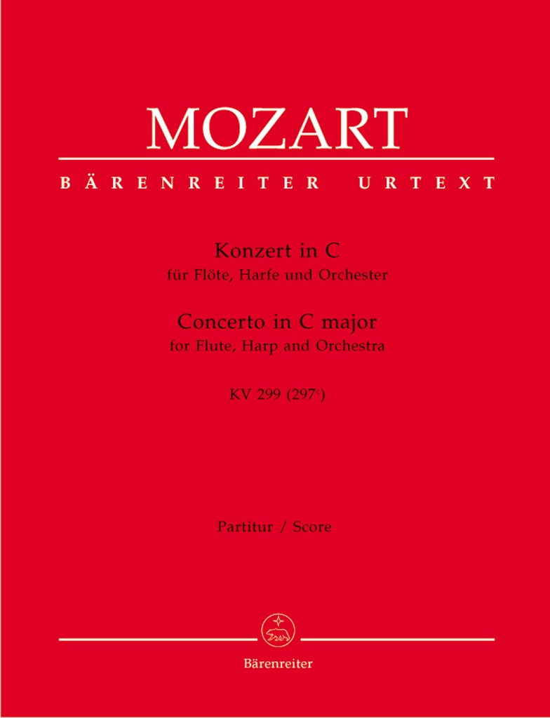 Concerto for Flute, Harp and Orchestra C major, KV.299(297c) (Full score, Urtext edition)