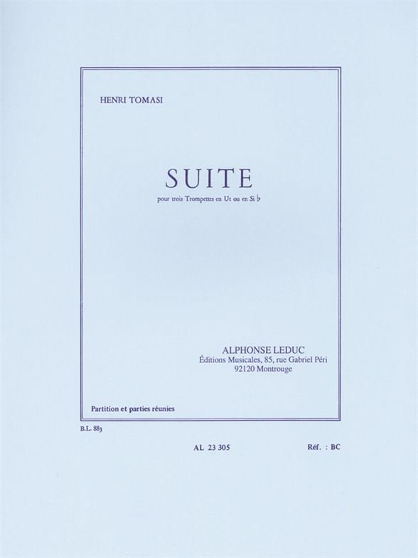 Suite pour 3 trompettes (Partition et parties)