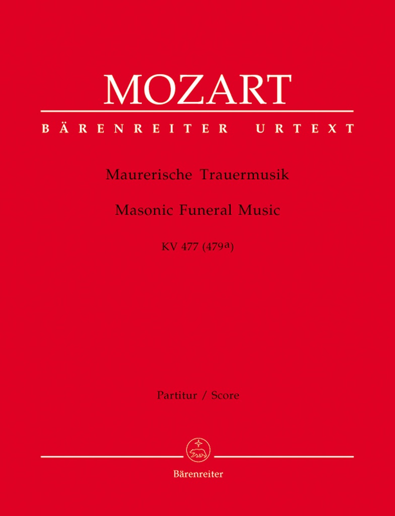 Masonic Funeral Music, KV.477 (479a) (Full score, Urtext edition)