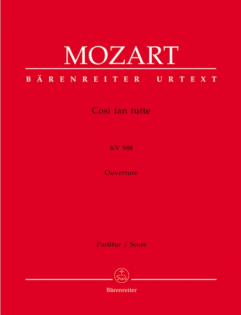 Ouvertüre zu 'Così fan tutte', KV.588 (Full score, Urtext edition)