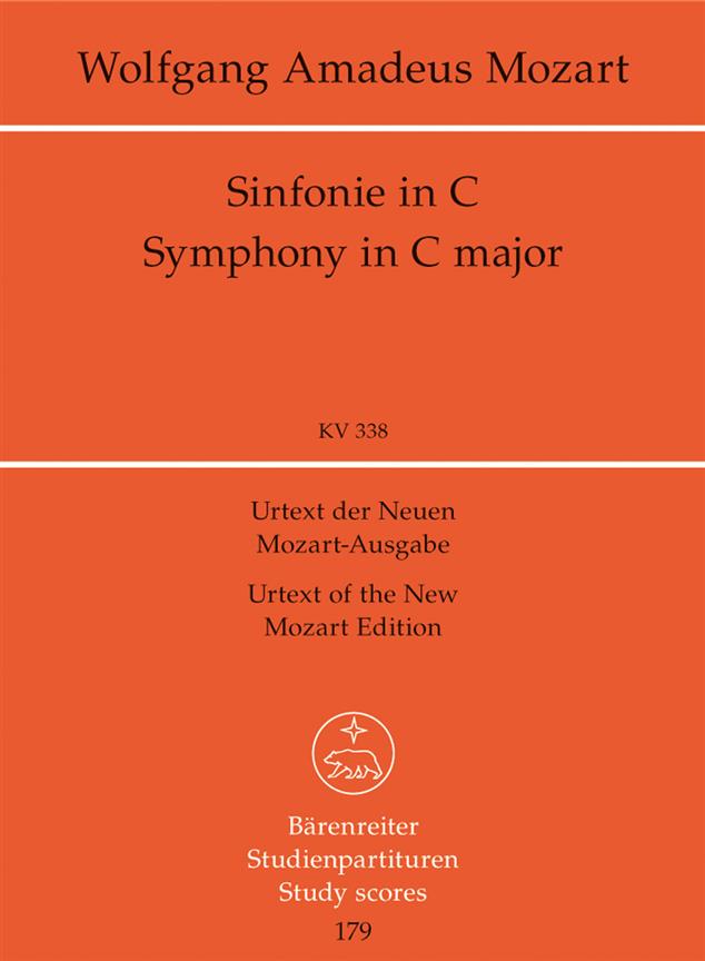 Sinfonie No.34 C-Dur, KV.338 (Study score, Urtext edition)