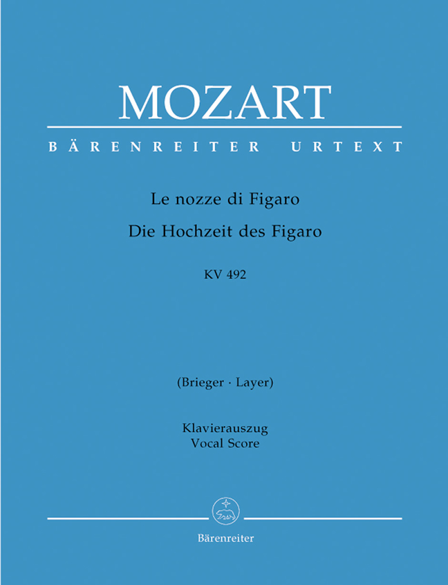 The Marriage of Figaro, KV.492 (Vocal score, Urtext edition)