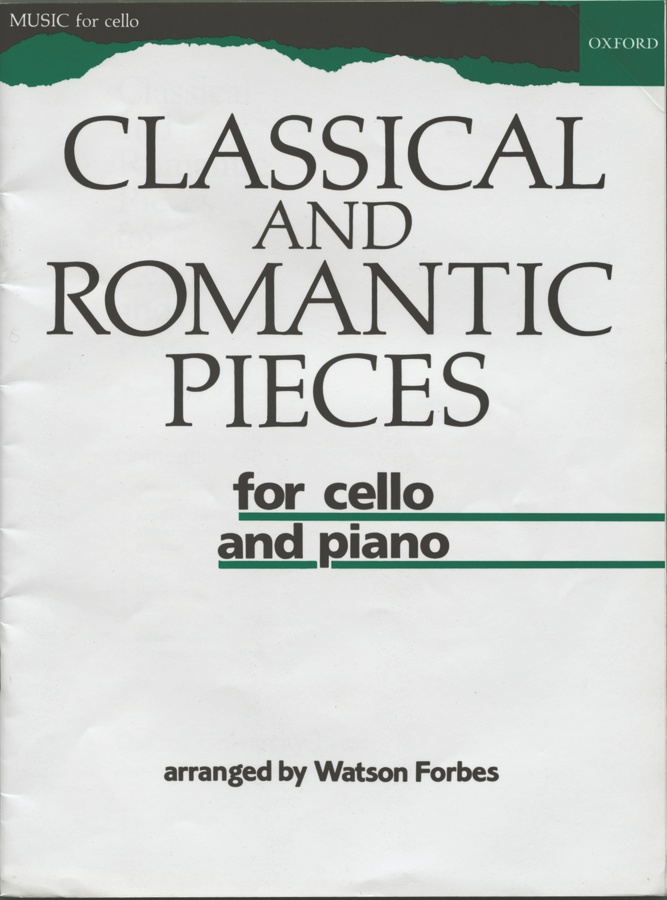 Classical and Romantic Pieces for cello