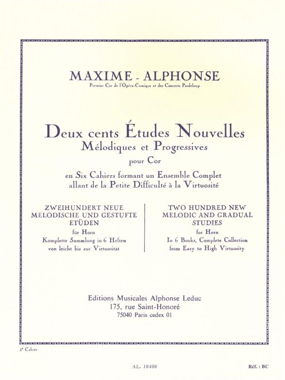 200 Etudes Nouvelles - Vol.5