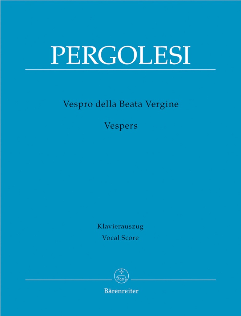 Vespro della Beata Vergine / Vesper (Vocal score)