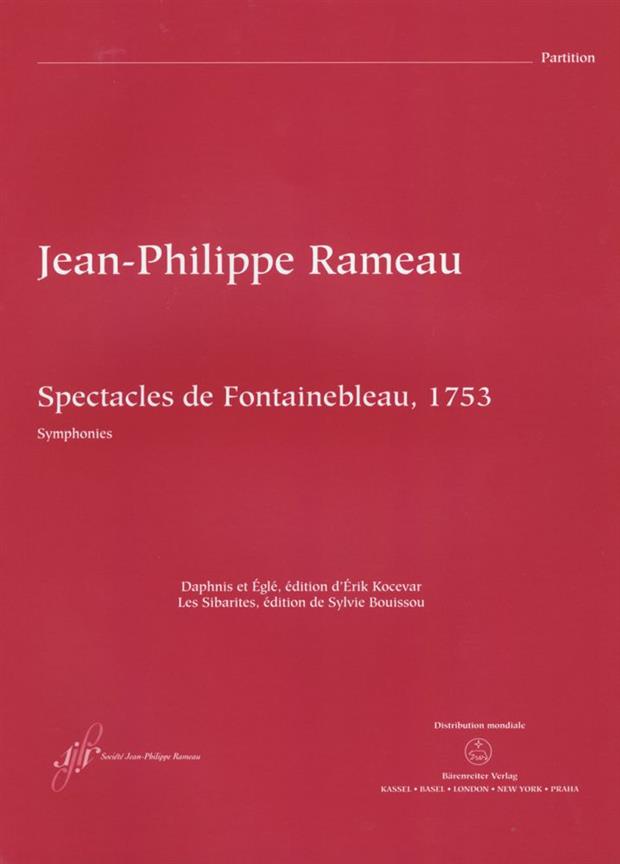 Spectacles de Fontainebleau (1753) (Symphonien aus 'Daphnis et Eglé' RCT 34 / 'Les Sibarites' RCT 57) (Full score, Urtext edition)