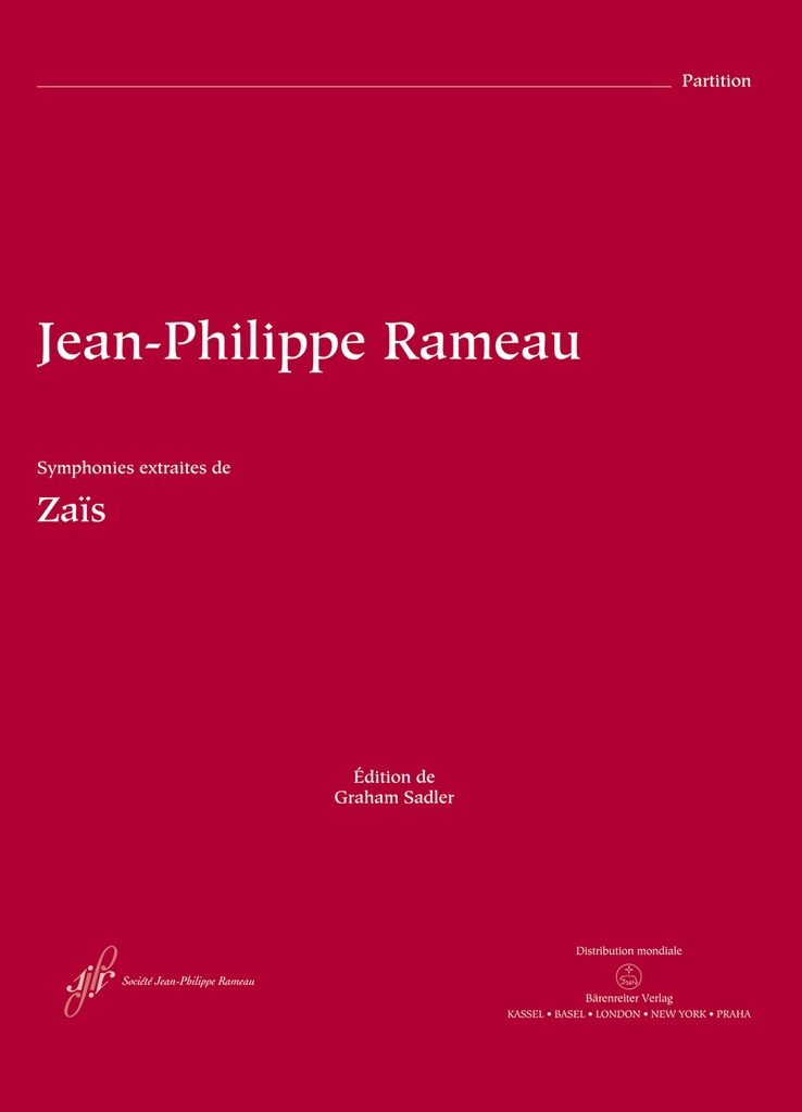 Za´s Symphonies. Instrumental extracts from the ballet héro´que in a prologue and vier acts (Full score, Urtext edition)