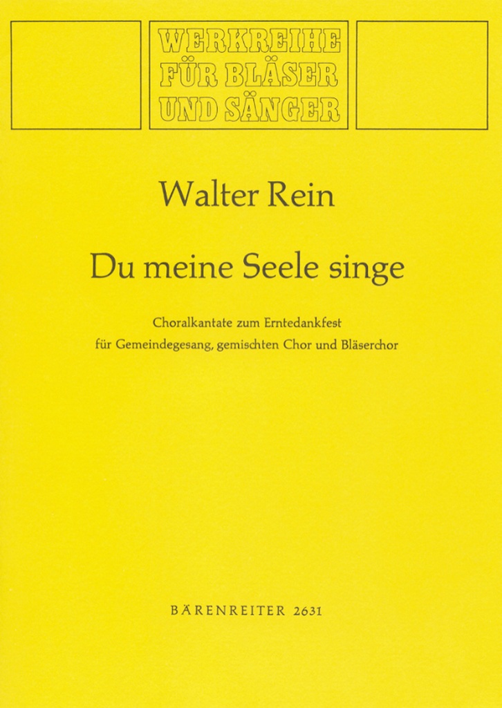 Du meine Seele, singe (Full score)