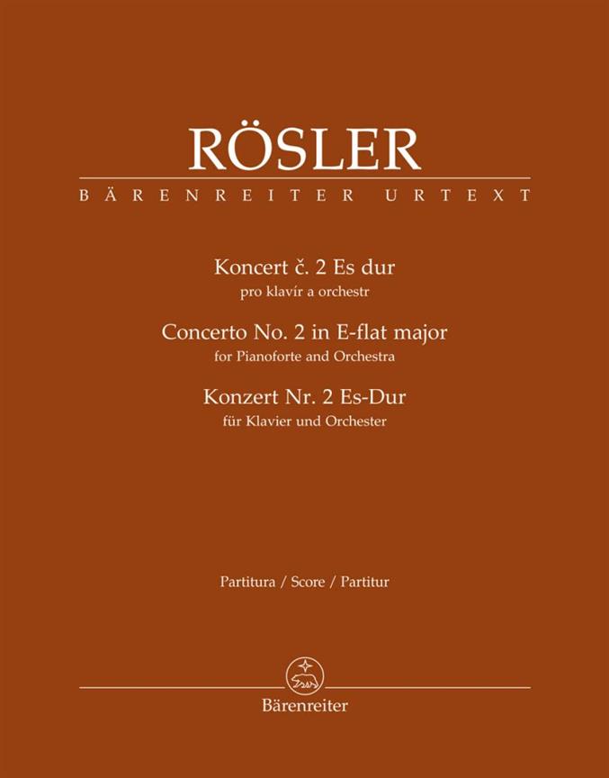 Konzert für Klavier und Orchester No.2 Es-Dur (Full score, Urtext edition)