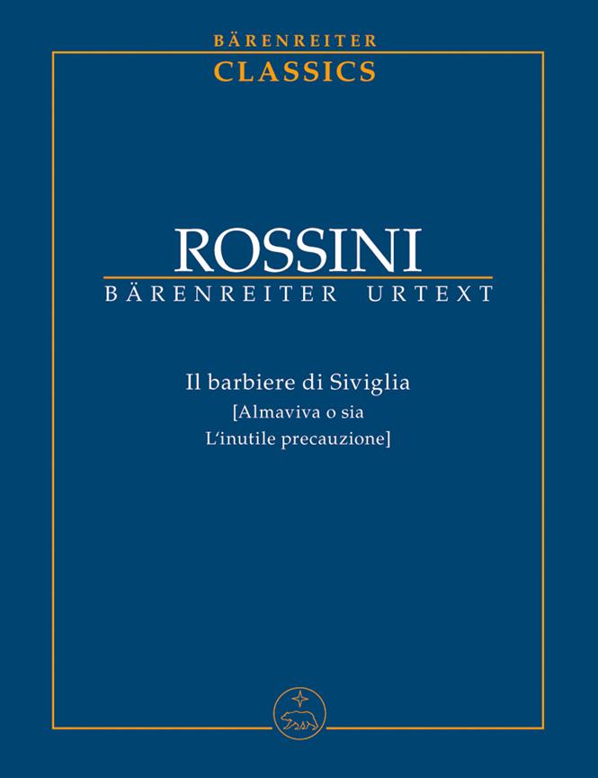 The Barber of Seville (Study score, Urtext edition)