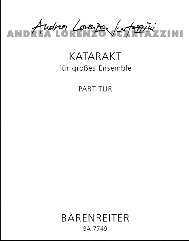 Katarakt für großes Ensemble (2003) (Full score)